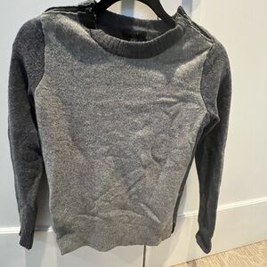 Jcrew 100% Wool Gray Two Tone Women's Sweater
